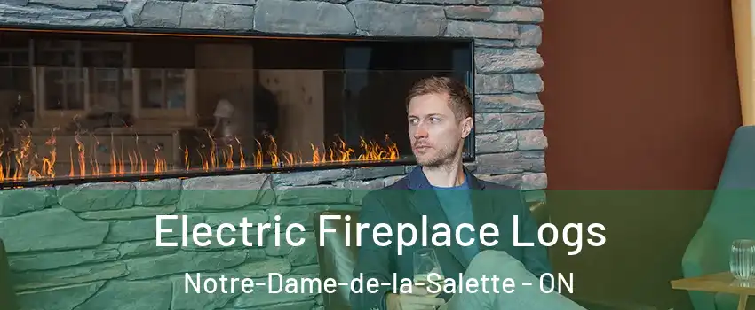 Electric Fireplace Logs Notre-Dame-de-la-Salette - ON