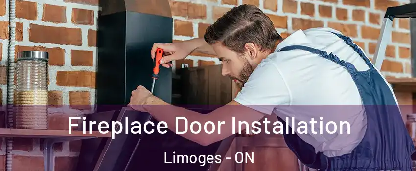  Fireplace Door Installation Limoges - ON